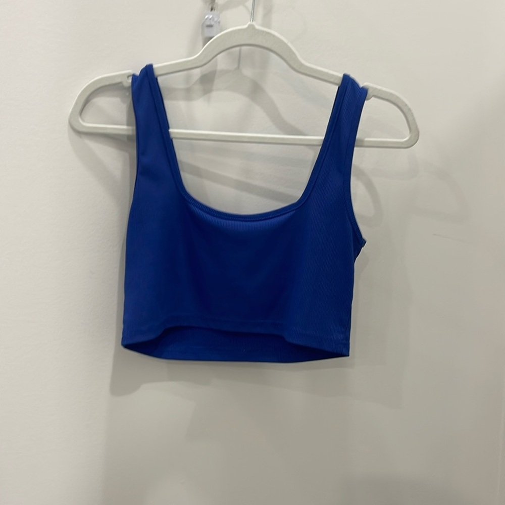 Blue tank